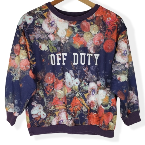 Zara Tops Zara Trafaluc Floral Off Duty Crop Top Poshmark